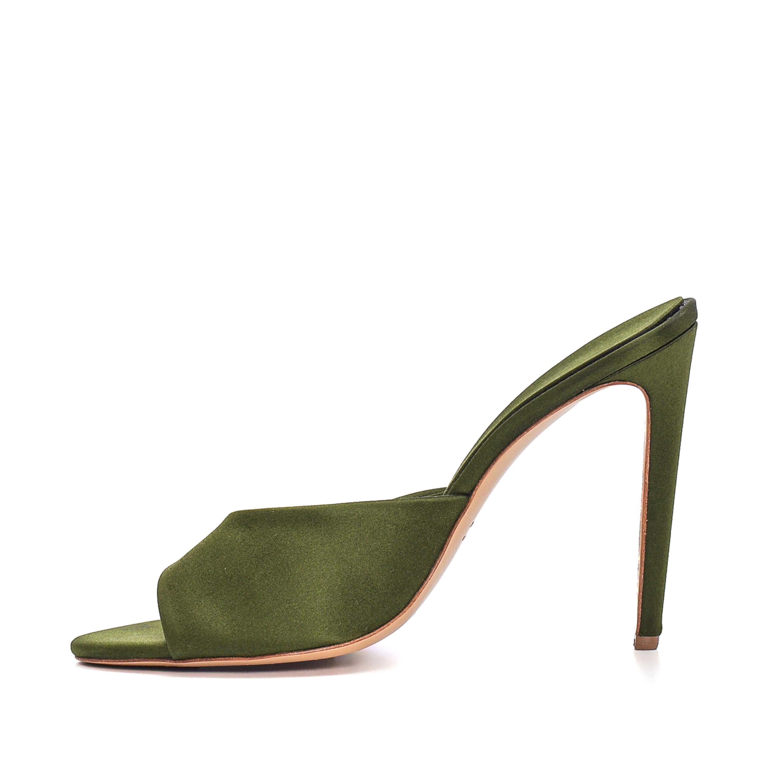 Ilio Smeraldo - Dark Green Satin Pump